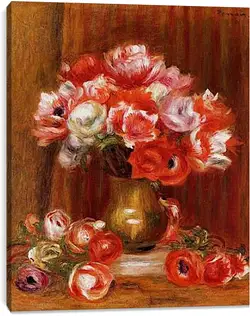 Постер на подрамнике - Anemones Постер на подрамнике - Anemones