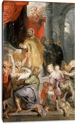 Постер на подрамнике - The Miracles of Saint Ignatius of Loyola Постер на подрамнике - The Miracles of Saint Ignatius of Loyola