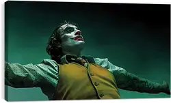 Постер на подрамнике - Джокер Хоакин Феникс Постер на подрамнике - Джокер Хоакин Феникс