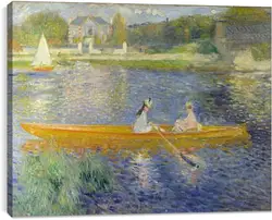 Постер на подрамнике - The Seine At Asnieres Aka The Skiff Постер на подрамнике - The Seine At Asnieres Aka The Skiff