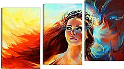 Модульная картина - Фея Модульная картина - Фея