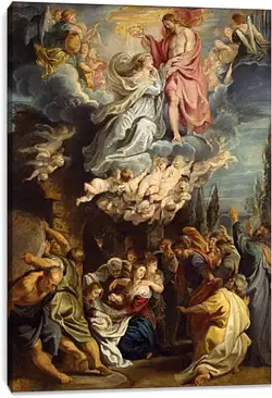 Постер на подрамнике - Coronation of the Virgin Постер на подрамнике - Coronation of the Virgin