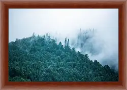 Картина в раме - Туман в горах Картина в раме - Туман в горах