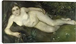 Постер на подрамнике - A Nymph by a Stream Постер на подрамнике - A Nymph by a Stream