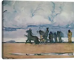 Постер на подрамнике - Одисеей и Навзикая Постер на подрамнике - Одисеей и Навзикая