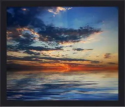 Картина в раме - После заката на море Картина в раме - После заката на море