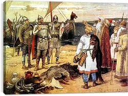 Постер на подрамнике - Призвание варягов Постер на подрамнике - Призвание варягов