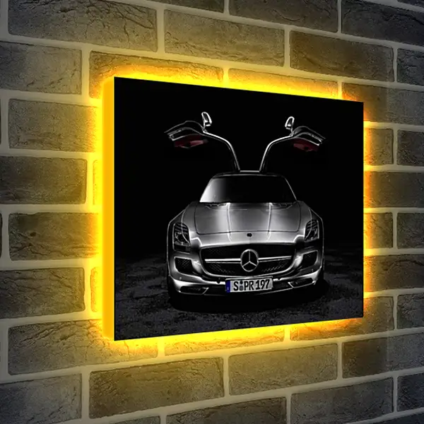 Лайтбокс световая панель - Mercedes SLS AMG Лайтбокс световая панель - Mercedes SLS AMG