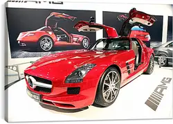 Постер на подрамнике - Mercedes SLS AMG (Мерседес чайка) Постер на подрамнике - Mercedes SLS AMG (Мерседес чайка)