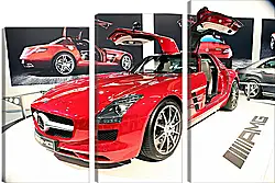 Модульная картина - Mercedes SLS AMG (Мерседес чайка) Модульная картина - Mercedes SLS AMG (Мерседес чайка)