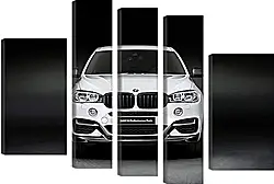Модульная картина - BMW X6 белый Модульная картина - BMW X6 белый