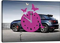 Часы картина - Порше Макан (Porshe Macan) Часы картина - Порше Макан (Porshe Macan)