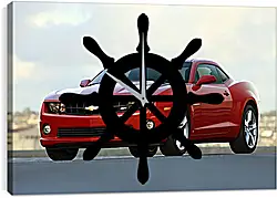 Часы картина - Chevrolet Camaro (Шевроле Камаро) Часы картина - Chevrolet Camaro (Шевроле Камаро)