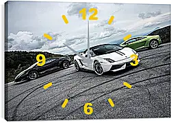 Часы картина - Lamborghini Gallardo Часы картина - Lamborghini Gallardo