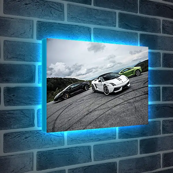 Лайтбокс световая панель - Lamborghini Gallardo Лайтбокс световая панель - Lamborghini Gallardo