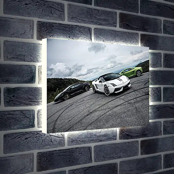 Лайтбокс световая панель - Lamborghini Gallardo Лайтбокс световая панель - Lamborghini Gallardo