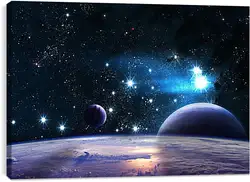 Постер на подрамнике - Космос, планеты Постер на подрамнике - Космос, планеты
