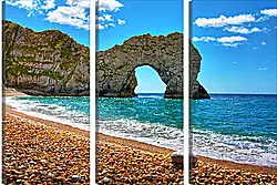 Модульная картина - Скалы, море Модульная картина - Скалы, море