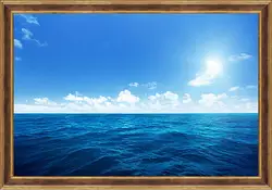 Картина в раме - Море, солнце Картина в раме - Море, солнце