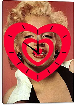 Часы картина - Мерилин Монро (Marilyn Monroe) Часы картина - Мерилин Монро (Marilyn Monroe)