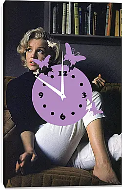 Часы картина - Мерилин Монро (Marilyn Monroe) Часы картина - Мерилин Монро (Marilyn Monroe)