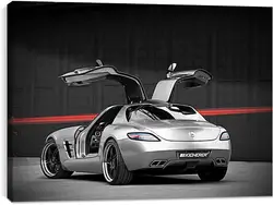 Постер на подрамнике - Mercedes SLS AMG Постер на подрамнике - Mercedes SLS AMG