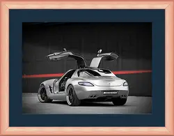 Картина в раме - Mercedes SLS AMG Картина в раме - Mercedes SLS AMG