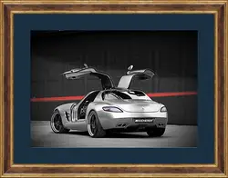 Картина в раме - Mercedes SLS AMG Картина в раме - Mercedes SLS AMG