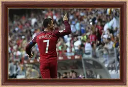 Картина в раме - Cristiano Ronaldo Картина в раме - Cristiano Ronaldo