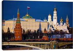 Постер на подрамнике - Московский Кремль Постер на подрамнике - Московский Кремль