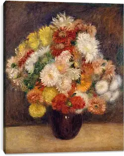 Постер на подрамнике - Bouquet of Chrysanthemums Постер на подрамнике - Bouquet of Chrysanthemums