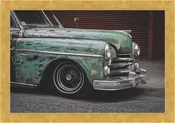 Картина в раме - Винтажный авто Картина в раме - Винтажный авто