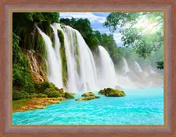 Картина в раме - Голубая вода Картина в раме - Голубая вода