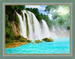 Картина в раме - Голубая вода Картина в раме - Голубая вода