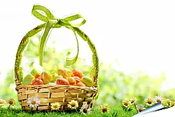 Плакат на стену - Пасхальная корзинка Плакат на стену - Пасхальная корзинка