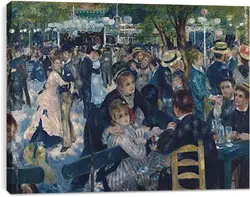 Постер на подрамнике - Dance at the Moulin de la Galette Постер на подрамнике - Dance at the Moulin de la Galette