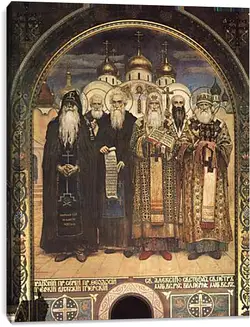 Постер на подрамнике - Русские святые Постер на подрамнике - Русские святые