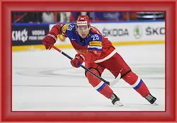 Картина в раме - Хоккеист Картина в раме - Хоккеист