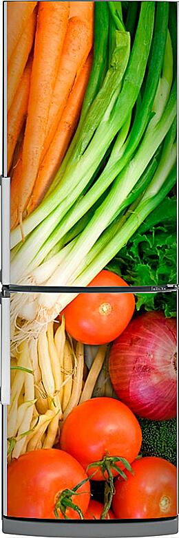 Магнитная панель на холодильник - Овощи