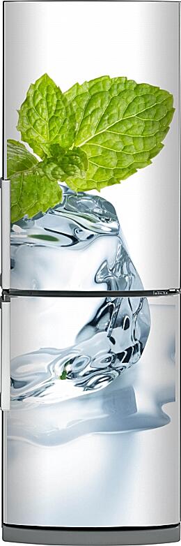 Магнитная панель на холодильник - Лед и мята