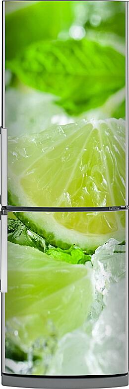 Магнитная панель на холодильник - Дольки лайма