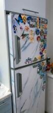 Магнитная панель на холодильник - Серо-голубой мрамор