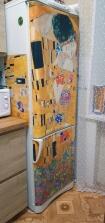 Магнитная панель на холодильник - Климт - Поцелуй